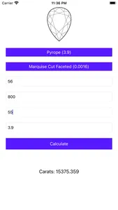 Carat Weight Calculator screenshot 1