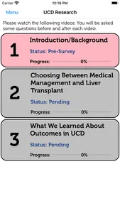 UCD Research screenshot 1