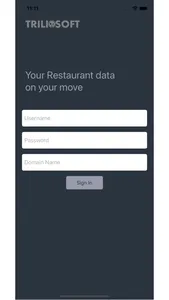 Triliosoft Restaurant screenshot 0