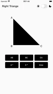 Triangle Calculator Pythagoras screenshot 0