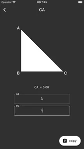 Triangle Calculator Pythagoras screenshot 4