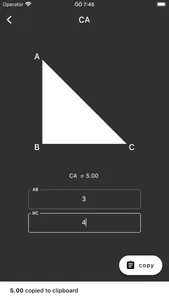 Triangle Calculator Pythagoras screenshot 5