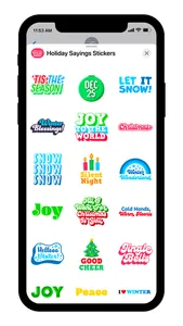 Holiday Sayings Stickers screenshot 3