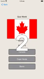 World - Flag quiz screenshot 2