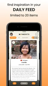 Moments - social blogging screenshot 0