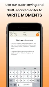 Moments - social blogging screenshot 4