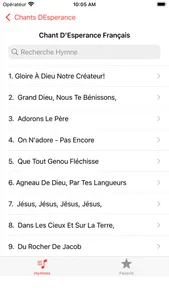 Chants D'Esperance - Hymne screenshot 1