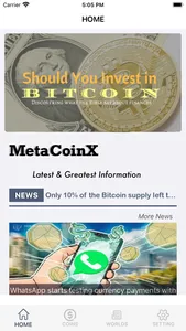 Meta Coin X - NFT, Blockchain screenshot 0