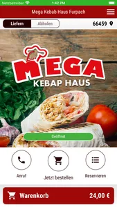 Mega Kebab Haus Furpach screenshot 0