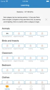Frog Lake Vocab Builder screenshot 0