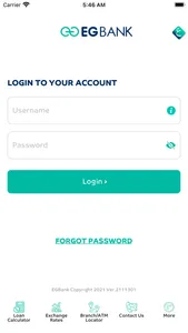 EGBank Mobile Banking screenshot 0