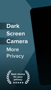 Discreet - Black screen camera screenshot 0