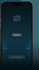 Discreet - Black screen camera screenshot 1