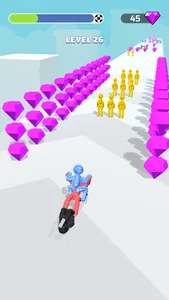 Human Vehicle: Rope-man 3d run screenshot 5