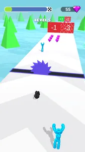 Human Vehicle: Rope-man 3d run screenshot 7