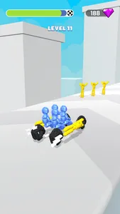 Human Vehicle: Rope-man 3d run screenshot 9