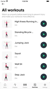 Fitness Workout & Weight Gain screenshot 1