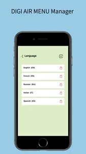 DigiAirMenu Manager screenshot 1