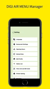 DigiAirMenu Manager screenshot 2
