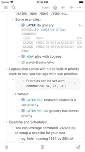 Logseq screenshot 5