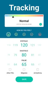 Blood Pressure Monitor: BP App screenshot 1