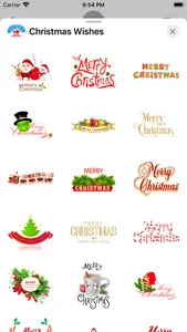 Cool Christmas Wishes Stickers screenshot 0