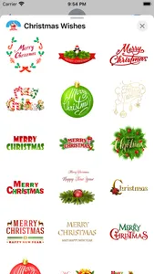 Cool Christmas Wishes Stickers screenshot 1