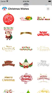 Cool Christmas Wishes Stickers screenshot 2