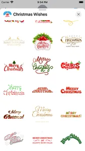 Cool Christmas Wishes Stickers screenshot 4