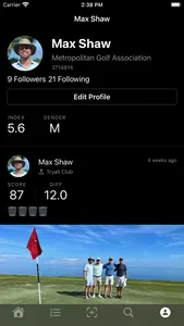 Scratch - Golf Social Network screenshot 0