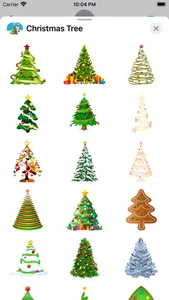 Cool Christmas Tree Stickers screenshot 0