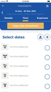 JMQ Construction E Timesheets screenshot 3