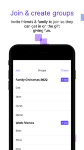 Group Gift Lists screenshot 0