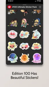 #100 Ultimate Sticker Pack screenshot 1