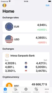 Exchange rates of Romania screenshot 5