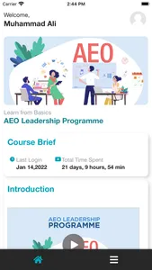 AEO Leadership Program screenshot 2