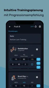 Fitep Muskelaufbau Fitnessplan screenshot 1
