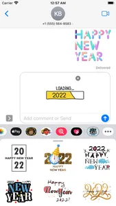 New Year 2022 Eve Stickers screenshot 0