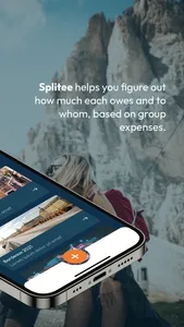 Splitee - Partage tes dépenses screenshot 1