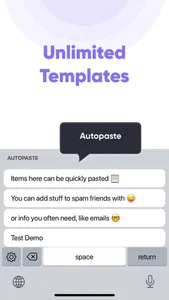 Auto Paste Keyboard: Auto text screenshot 1