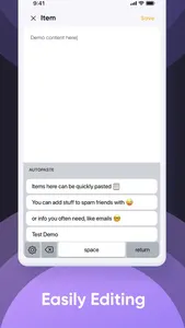 Auto Paste Keyboard: Auto text screenshot 3