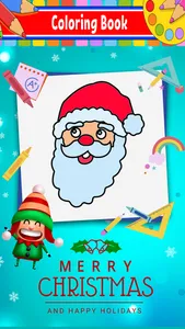 Christmas Colouring book Games screenshot 0