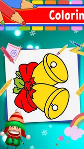 Christmas Colouring book Games screenshot 1