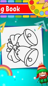 Christmas Colouring book Games screenshot 2