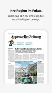 Appenzeller Zeitung E-Paper screenshot 0