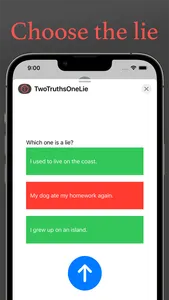 Two Truths and a Lie: iMessage screenshot 1