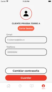 Portal Clientes IDEX screenshot 2