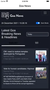 Goa News screenshot 1