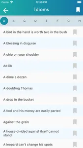 Idioms and Phrases for English screenshot 1