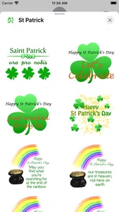 St Patrick stickers screenshot 1